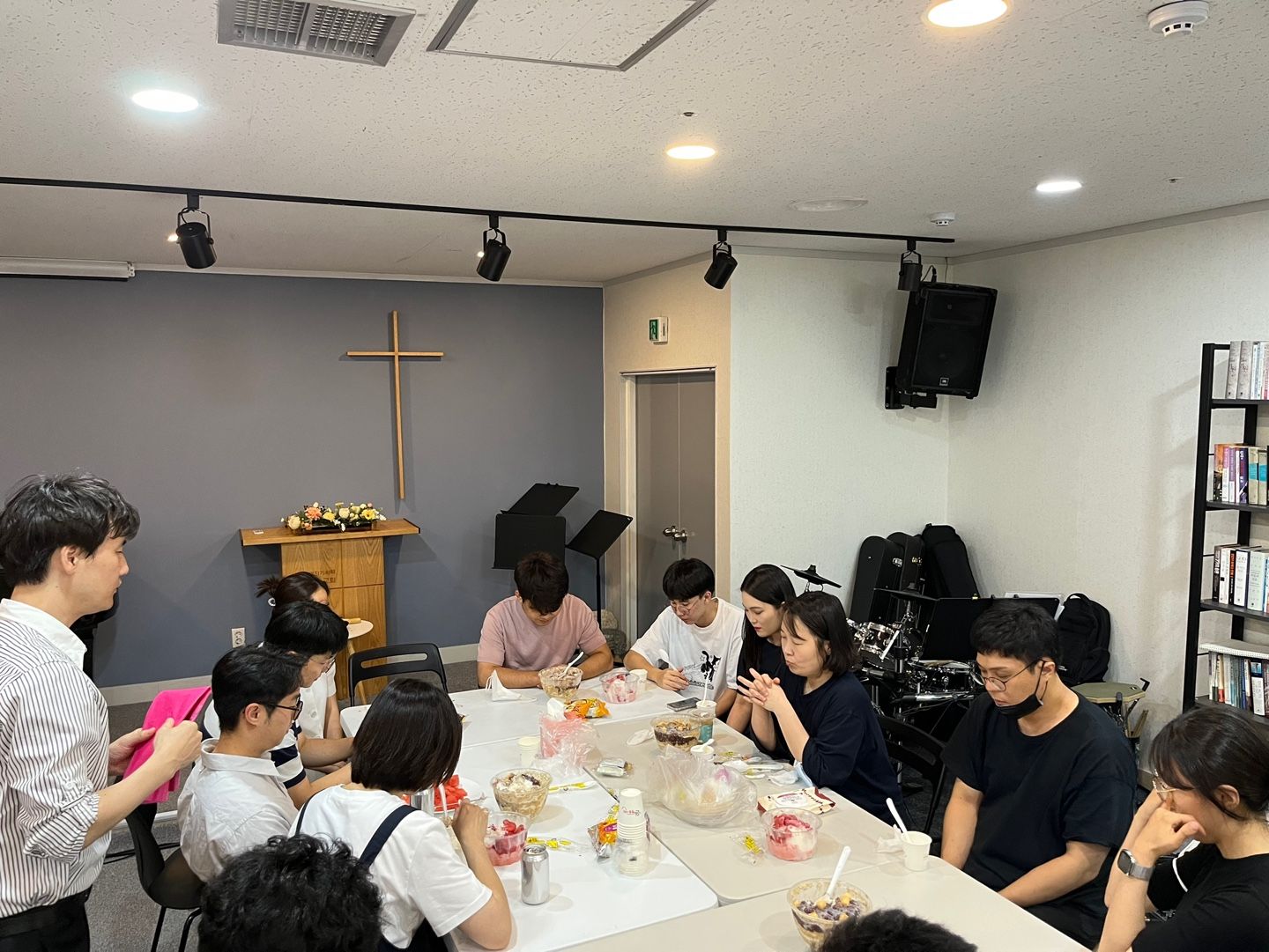 주일예배팀 팥빙수 회식^^